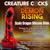 Creature Cocks Demon Rising Scaly Dragon Silicone Dildo