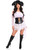 4 Piece Pirate Corset Costume by Daisy Corsets-White
