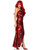 Long Red Gown Jessica Rabbit Costume