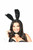 Black Sequin Bunny Ears Headband