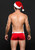 Envy Men's Wear Santa Trunks and Hat Set