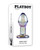 Playboy Pleasure Jewels Plug Glass Butt Plug