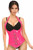 Top Drawer Steel Boned Hot Pink Underbust Patent Corset Top by Daisy Corsets