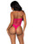 Vivid Vibes Raspberry Net Bodysuit by Leg Avenue