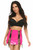 Hot Pink Patent Lace Up Skirt by Daisy Corsets