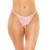 Calla Crotchless Lace Pearl Panty by Fantasy Lingerie-Light Pink