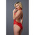 Allure Lingerie Adore Red Jasmine Halter Teddy