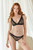 Allure Lingerie Camille Black Mesh Bralette and Panty Set