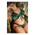 Girl Like You Emerald Green Satin Tie Top and Panty by Fantasy Lingerie