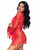 Love Affair Red Lace Teddy and Robe Set by Leg Avenue