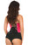 Lavish Hot Pink Patent Underwire Bustier by Daisy Corsets