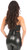 Lavish Black Faux Leather with Black Laces Bustier Top by Daisy Corsets
