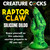 Creature Cocks Green Raptor Claw Fisting Silicone Dildo