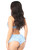 Light Blue Lace Ruffle Panty by Daisy Corsets