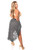 Dark Grey High Low Lace Skirt by Daisy Corsets
