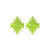 Fashion Pasties Set Neon Green Crystal Pasties by Fantasy Lingerie