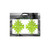 Fashion Pasties Set Neon Green Crystal Pasties by Fantasy Lingerie