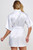 Be Wicked Getting Ready White Satin Robe