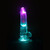 RealRock LED Lights Vibrating 6 Inch Dildo With Balls