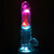 RealRock LED Lights Vibrating 7 Inch Dildo With Balls
