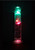 RealRock LED Lights Vibrating 8 Inch Dildo No Balls