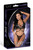 Lust Fetish Double Crossed Nadia Black Halter Top and Thong Set