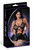 Lust Fetish Double Crossed Anastasia Black Cami and Skirt Set