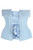 Daisy Corsets Light Blue Denim Corset with Fringe