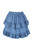 Daisy Corsets Blue Denim Ruched Skirt