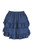 Daisy Corsets Dark Blue Denim Ruched Skirt