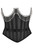 Daisy Corsets Black Sheer Underwire Waist Cincher with Fringe