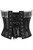 Daisy Corsets Black Sheer Underwire Waist Cincher with Fringe
