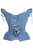 Daisy Corsets Blue Denim Corset with Straps
