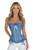 Daisy Corsets Blue Denim Burlesque Corset