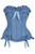 Daisy Corsets Blue Denim Burlesque Corset