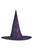 Purple Satin with Black Lace Witch Hat Purple Satin with Black Lace Witch Hat