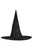 Black Satin with Black Lace Witch Hat Black Satin with Black Lace Witch Hat
