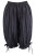 Daisy Corsets Dark Gray and Black Striped Long Bloomers