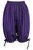 Daisy Corsets Purple and Black Striped Long Bloomers