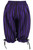 Daisy Corsets Purple and Black Striped Long Bloomers