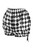 Daisy Corsets White and Black Diamond Print Satin Bloomers