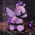 Raven Plum Bondage Pony Stuffed Animal