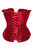 Daisy Corsets Dark Red Velvet Front Lace Up Corset