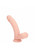 RealRock Realistic Dual Layered Vibrating Curved 6 Inch Dildo-Flesh