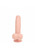 RealRock Realistic Dual Layered Vibrating Curved 6 Inch Dildo-Flesh