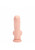 RealRock Realistic Dual Layered Vibrating Curved 6 Inch Dildo-Flesh