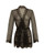 Black Provence Sheer Short Robe