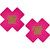 Pink X Shape Fuck Me Glow In The Dark Pasties