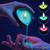 Burning Heart Blacklight Reactive Heart Drip Candle Set