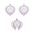 Bijoux Indiscrets Flamboyant Purple Pink Rhinestone Body Decorations